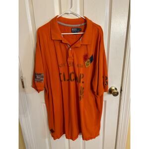 Polo by Ralph Lauren Orange Men's Polo Shirt